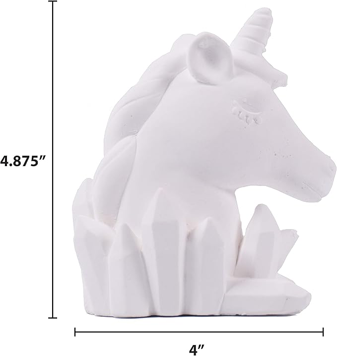 Just My Style Youniverse Crystal-Growing Unicorn by Horizon Group USA, DIY Crystal Growing Kit, STEM Kit, Grow Crystals on a 3D Unicorn Figurine, Includes Container for Crystal Growing, Paints & More