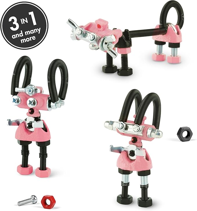 JoyBit Build Your Own Robot Toy Construction Set, Educational STEM Activities Learning Kit, Creative Build and Play Model Kit Steam Toys for 6 7 8 9 10+ Year Old Boys and Girls