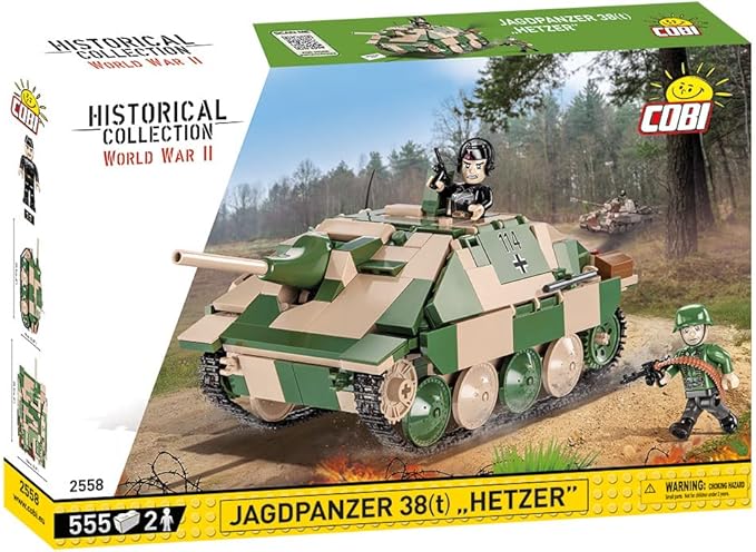 Cobi toys 555 Pcs Hc WWII /2558/ Jagdpanzer 38 (Hetzer)