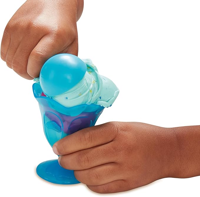 Play-Doh Kitchen Creations Ice Cream Party Set, 22 Tools & 6 Colors, 2-Ounce Cans, Preschool Toys, Easter Gifts for Girls & Boys, Ages +3 (Amazon Exclusive)