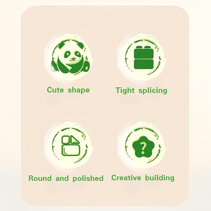 Mini Building Blocks Cute Pet Gift Box Panda Party Favors - Miniature Building Blocks Panda Toys Suitable for Birthday for Boys and Girls