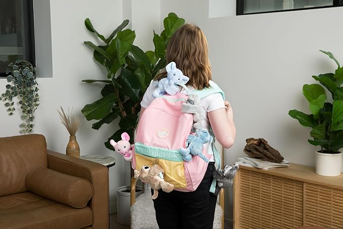 Hug Babies Quinn The Koala Cute Mini Plush Stuffed Animal Bracelet for Kids | Soft & Cuddly Portable Comfort Adorable On-The-Go Companion for Travel School & Adventures Ages 2+