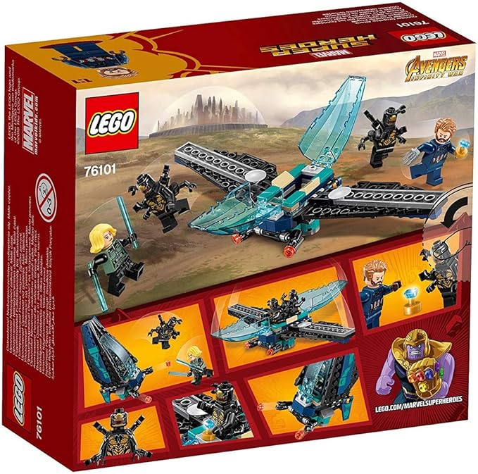 Lego 76101 Marvel Avengers Infinity War Outrider Dropship Attack Playset