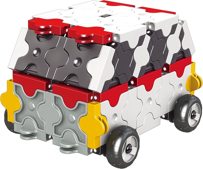 LaQ Hamacron Constructor Emergency Vehicles | 313 Pieces | 7 Models | Age 5+ | Creative, Educational Construction Toy Block | Made in Japan