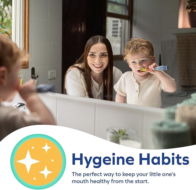 Dr. Talbot's Toddler Training Toothbrush for Kids - (2-Pack) - 6+ Months - Alligator/Elephant