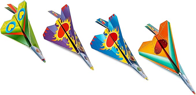 PEACEABLE Kingdom Card Paper Plane Super Valentines, 1 EA