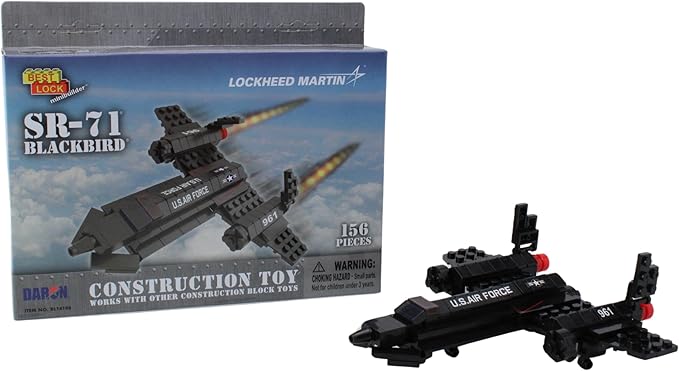 Daron SR-71 Best Lock Construction Toy (105 Piece)