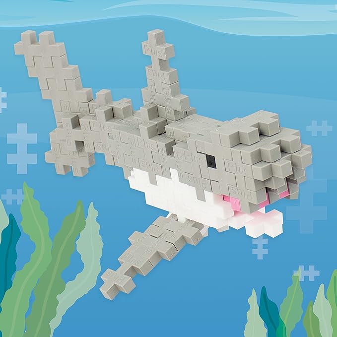 Plus Plus Build a Shark Tube