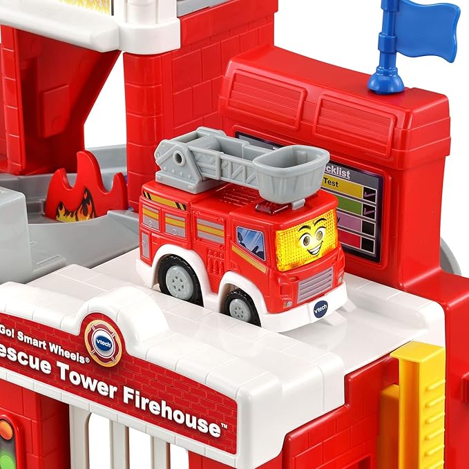 VTech Go! Go! Smart Wheels Rescue Tower Firehouse