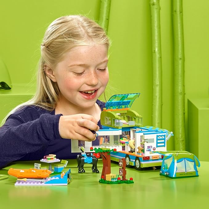 LEGO Friends Mia’s Camper Van 41339 Building Set (488 Pieces)