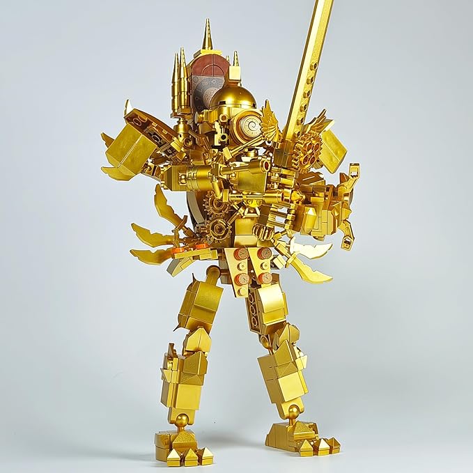 Skibid Toilet Clockman Building Block Set,Upgrade Titan Clock Man with Sword Toys Figures Kit,Titan Clock Toilet Man Building Brick for Adults Fans 550PCS Blocks