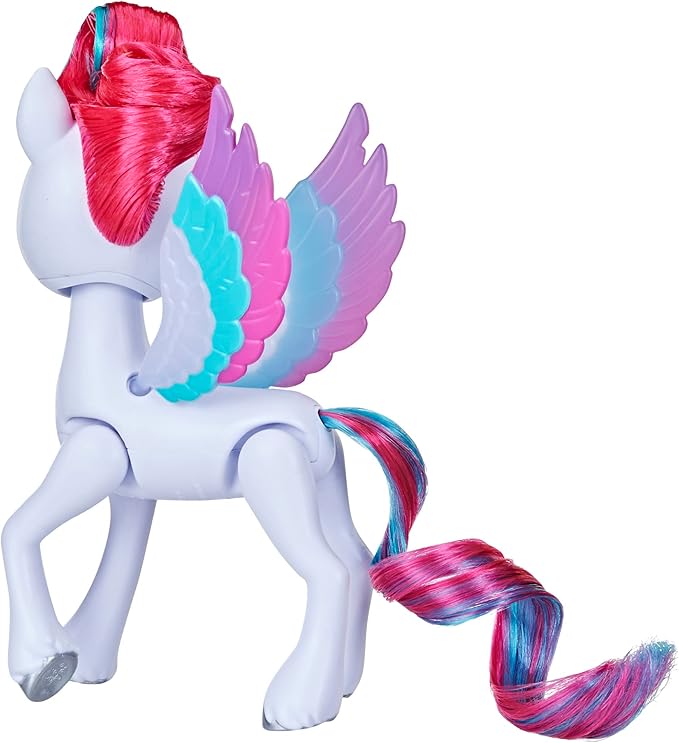 My Little Pony Toys Zipp Storm Style of The Day, 5-Inch Hair Styling Dolls with Fashions, Toys for 5 Year Old Girls and Boys