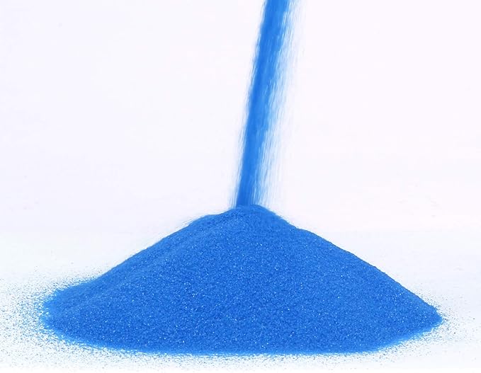 Shiny Stone Colorful Sand,Rainbow Sand,Art Sand,Colored Sand,Craft Sand,Decorative Wedding Vibrant Sand, 250g/0.55lbs/8.81oz for Kids Creativity Wedding Succulent Terrarium Vase (Peacock Blue)