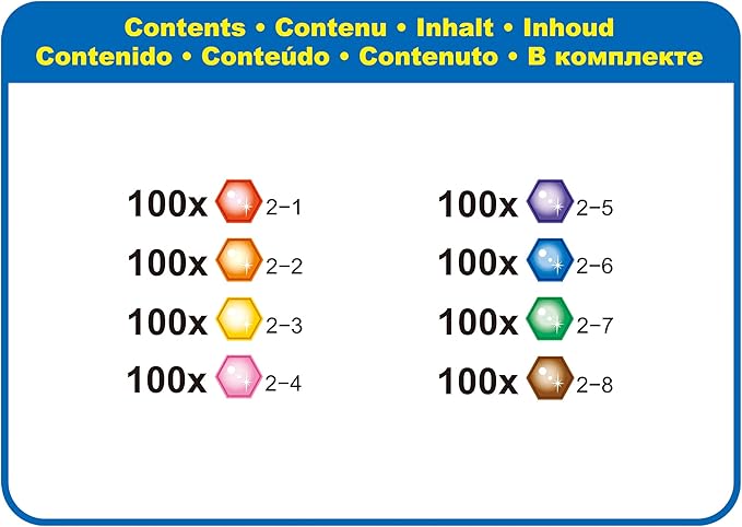 Aquabeads Jewel Bead Pack - Arts & Crafts Bead Refill Kit for Kids 4+ - Expand Your Aquabeads Creations with 800+ Jewel Beads in 8 Colors