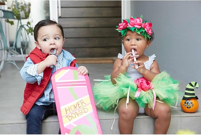 grabease Double-Sided Training Toothbrush - First Infant Toothbrush for Baby & Toddler - BPA & Phthalate-Free - 1 Pack Mint, 12 Months and Up - Baby Tooth Brush