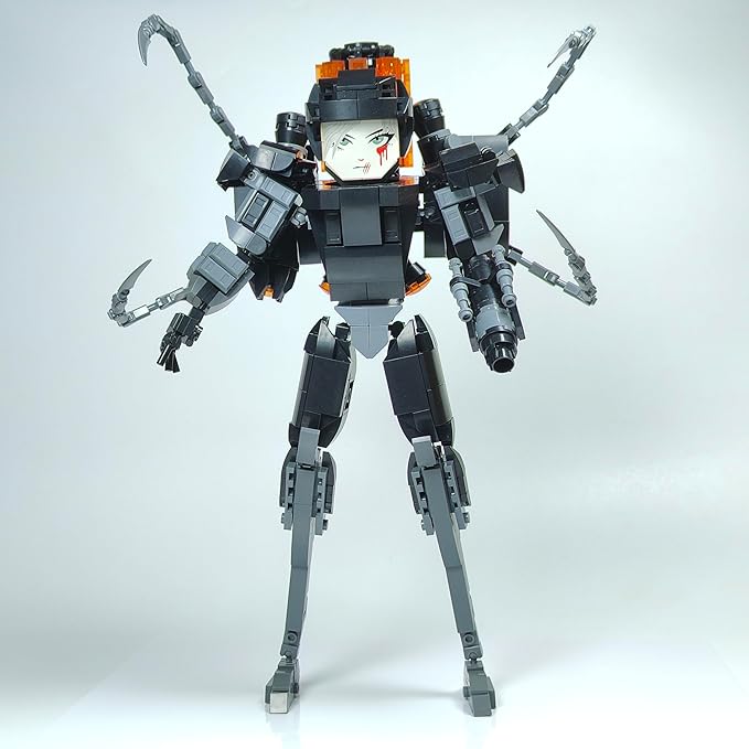 Skibid Toilet Building Block Set, Female Mutant Skibid Building Brick for Adults Fans 632PCS Blocks