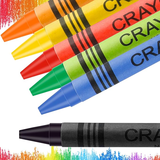 Jeffbaubl Bulk Crayons,30 Boxes of 8-Packs Color Crayons, Bulk Crayon Individual Packs,Washable Crayons,Crayons Party Favors for Classroom Restaurants School Supplies(8 Colors