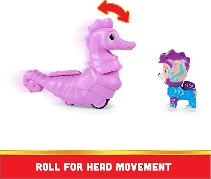 Paw Patrol, Aqua Pups Coral and Seahorse Action Figures Set, Kids Toys for Ages 3 and up
