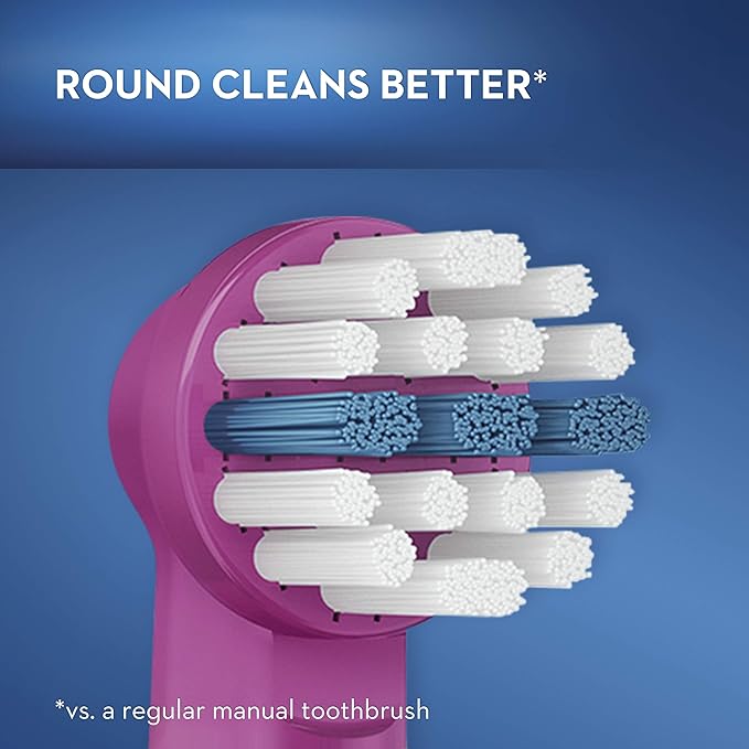 Oral-B Kids Extra Soft Replacement Brush Heads featuring Disney Princesses, Ages 3+, 2 count