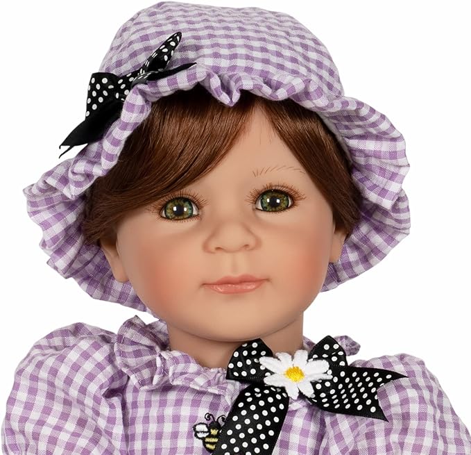 Adora Toddler Time Babies, 20" Premium Doll with Hand Painted Eyelashes and Face, Fresh Baby Powder Scent and Removable Clothing, Birthday Gift for Ages 6+ - Bees Knees