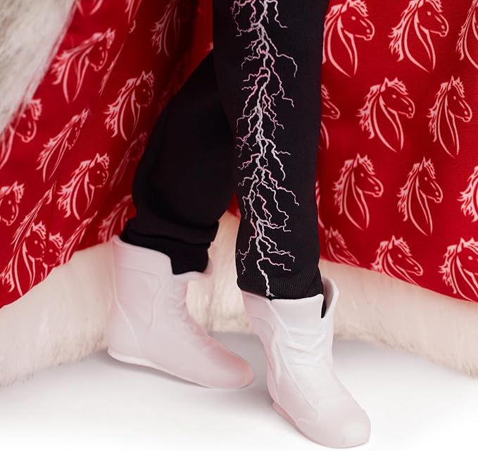 Barbie The Movie Collectible Ken Doll Wearing Big Faux Fur Coat & Black Fringe Vest with Bandana (Amazon Exclusive)