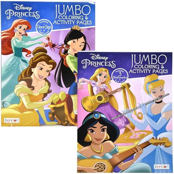 Disney Princess 80pg Coloring Book 2
