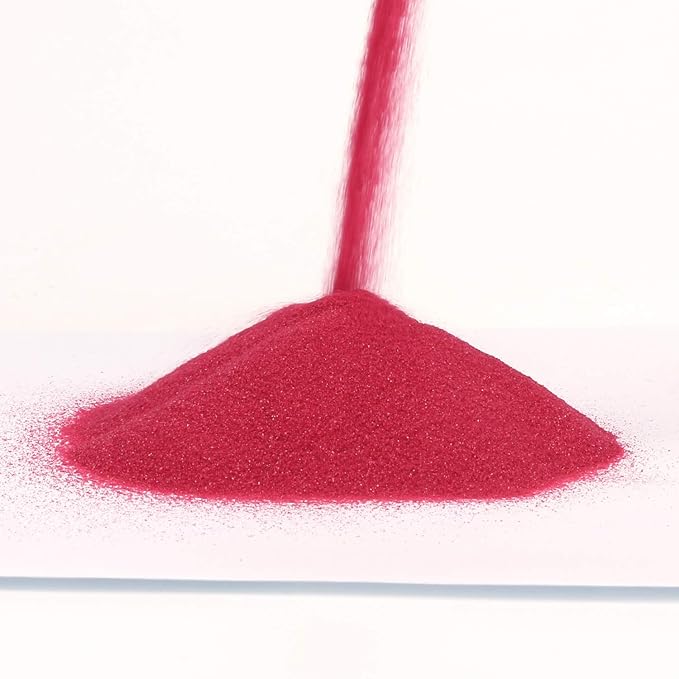 Shiny Stone Colorful Sand,Rainbow Sand,Art Sand,Colored Sand,Craft Sand,Decorative Wedding Vibrant Sand, 250g/0.55lbs/8.81oz for Kids Creativity Wedding Succulent Terrarium Vase (Rosy)