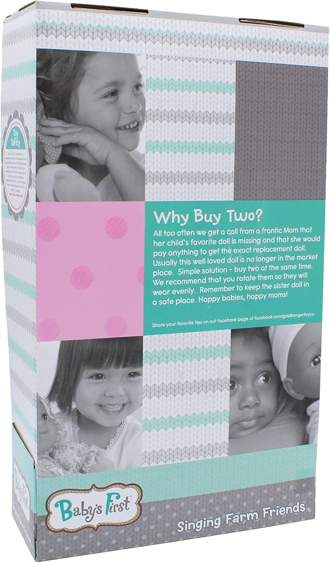 Baby's First Sing & Learn Giraffe Soft & Cuddly Singing Musical Doll, Teaches Abc's & Numbers