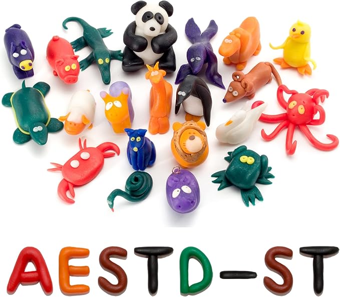 Polymer Clay 52 Colors, Modeling Clay for Kids, Non-Sticky Oven Bake Clay with Sculpting Tools and Accessories, Halloween Christmas Gift for Children and Artists.