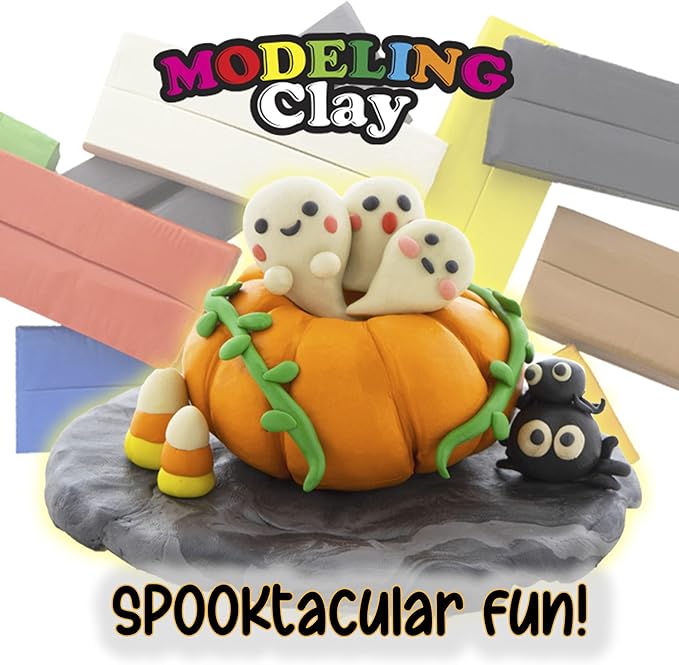 BAZIC Modeling Clay Gray Color 1 LB, Light Dough Art Craft, Non Toxic Gift for Artist Kids Toddler Boys Girls, Bulk for Classroom, 24-Pack