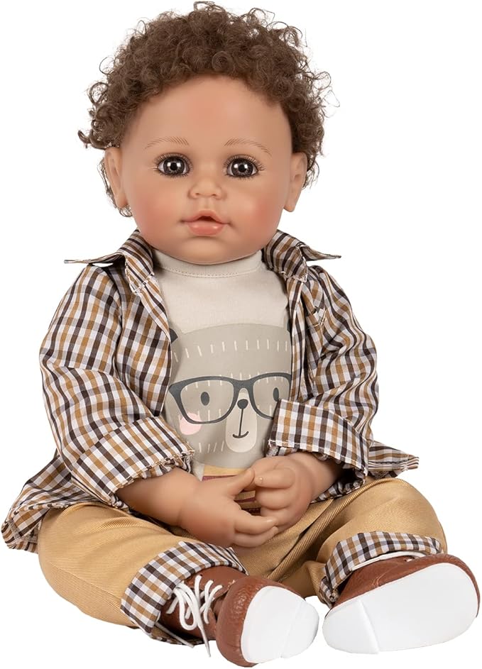 ADORA Realistic Baby Doll Bear Hugs ToddlerTime Doll - 20 inch, Soft CuddleMe Vinyl