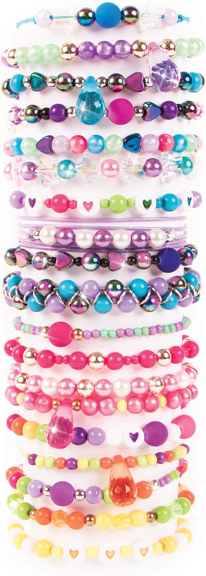 Make It Real – Ultimate Bead Studio. DIY Tween Girls Beaded Jewelry Making Kit. Arts and Crafts Kit Guides Kids to Design and Create Beautiful Bracelets, Necklaces, Rings and Headbands