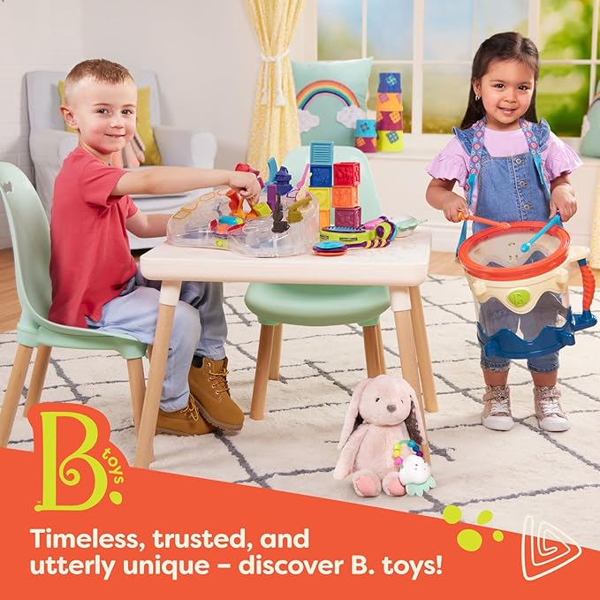 B. toys- Tiki Retreat Bug Catcher Kit – 1 Bug Cage with Tweezers & Magnifying Glass – Bug Toys for Kids 4+
