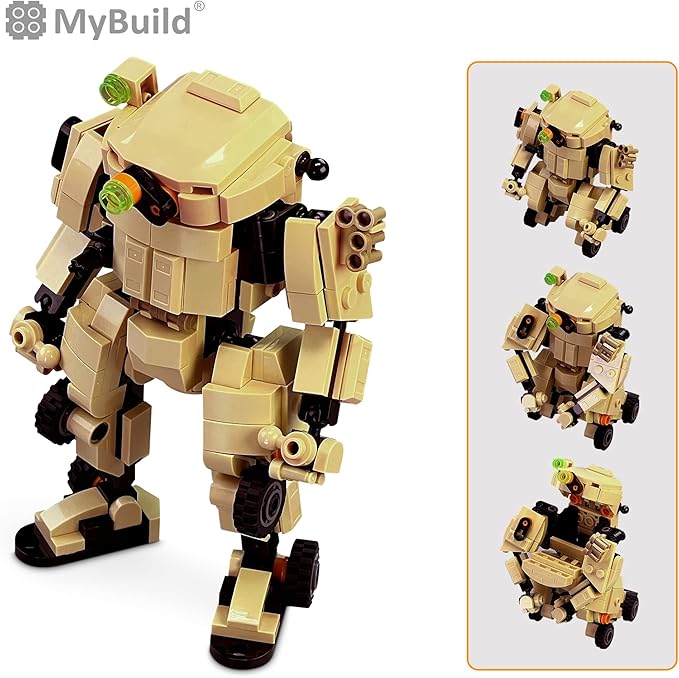 MyBuild Mecha Frame Armed Forces Stryker 5020 - Desert Armor Robot Blocks Toy Building Bricks for Children to Adult Mech Fans