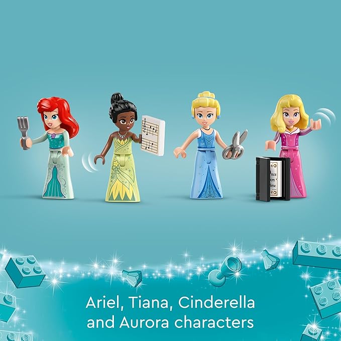 LEGO Disney Princess Market Adventure Building Toy Set - Pretend Play Disney Toy Figures & Playsets for Girls & Boys, Ages 6+ - Disney Gifts for Kids, Birthdays, Events - 43246