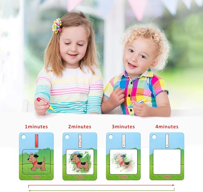 Water Painting Graffiti Book Card 26pcs Early Education Cognitive Cards Colouring Doodle Board 2 Magic Drawing Pens Games Toy for Toddlers Kids Baby – Number, Shapes and Colors