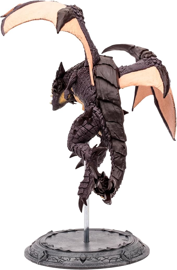 McFarlane Toys - World of Warcraft Red Highland Drake and Black Proto-Drake 2pk 1:12 Scale Posed Figures