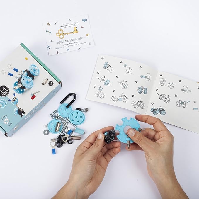 Vehicle Stem Building Toys, Educational Build Your Own Robot Toy for Kids Age 6 7 8 9+ Year Old Boys and Girls, Stem Toys Engineering Kit, Construction Toys Steam Gift