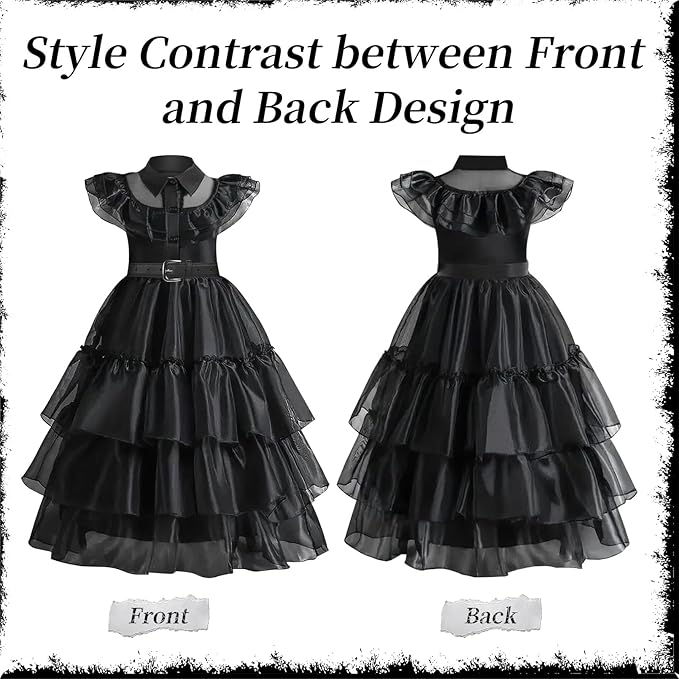 YOGFIT Halloween Costume Girls Dress for Kids Perfect for Halloween, Cosplay, and Parties