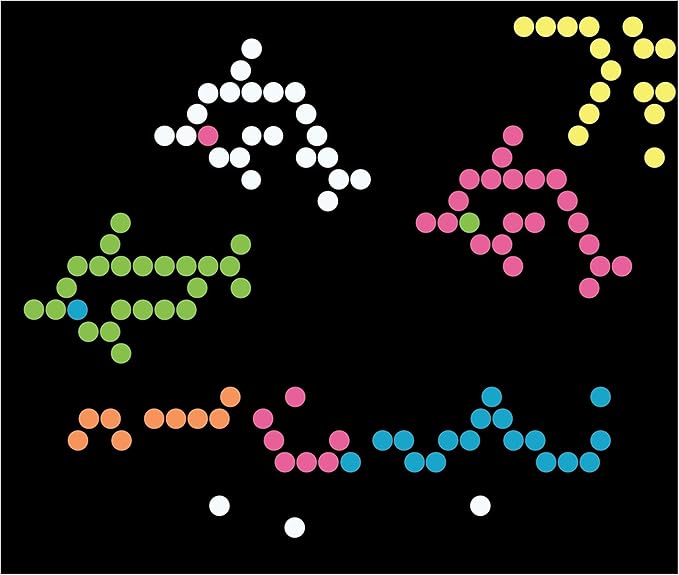 Lite-Brite Peg and Template Refill Pack, Light Up Drawing Board Accessories, LED Pegs with Colors, Toys for Creative Play, Light Toys for Kids Aged 4 +