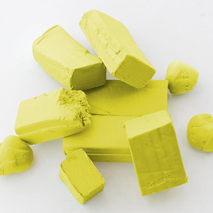 BAZIC Modeling Clay Yellow Color 1 LB, Modeling Dough Art Craft Non Toxic Gift for Artist Kids, Bulk for Classroom, 1-Pack