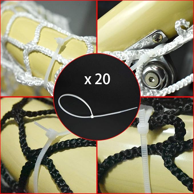 Child Safety Net 3.28ft x 9.84ft Stair Balcony Railing Protector/Pet Toy Anti-Fall Sturdy Polyester White – 1 Pack