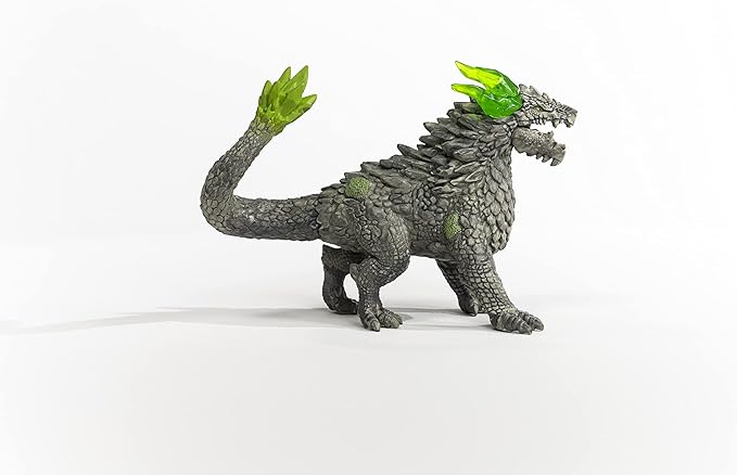 Schleich Eldrador Creatures, Toys for Boys and Girls, Stone Dragon Mythical Creatures Toy Action Figure, Ages 7+, Multicolor, 4.9 inch