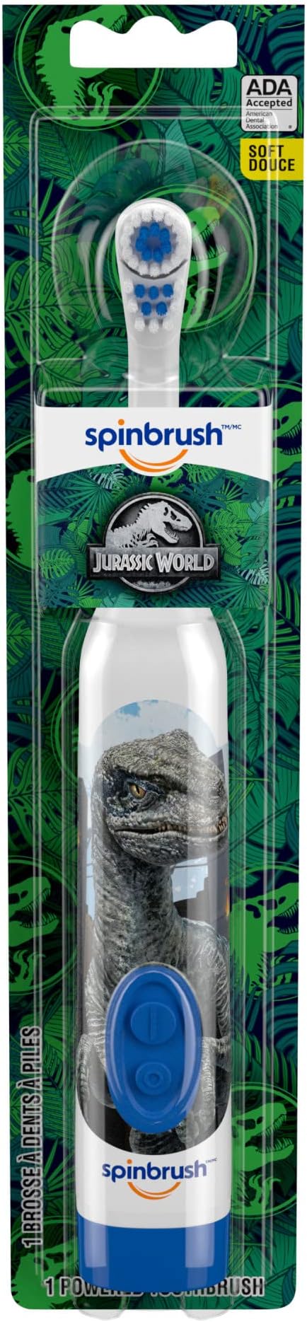 Spinbrush Jurassic World Kid’s Electric Battery Toothbrush, Soft, 1 ct