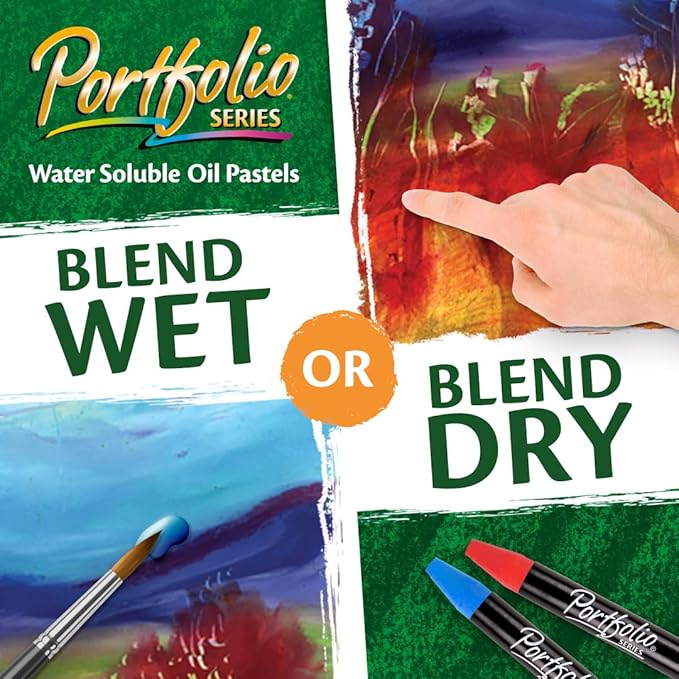 Crayola Oil Pastels Classpack, School Supplies, Water Soluble, 12 Assorted Colors, 300Count