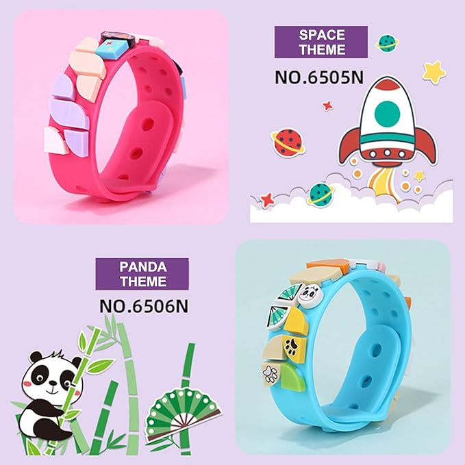 DOTS Kids Jewelry Craft Bracelet 6 Packs, Sports Bracelet Making Kits, Custom Friendship Wristband