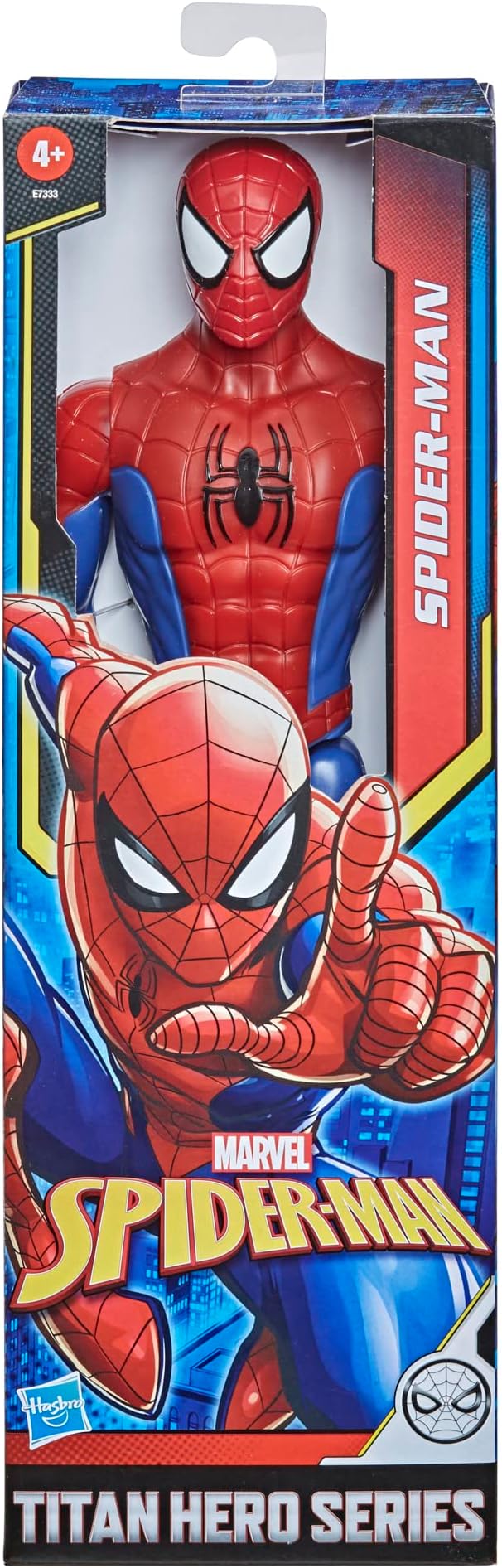 Marvel Titan Hero Series Spider-Man 12-Inch Action Figure with Fx Port, Super Hero Toys, Christmas Gifts for Boys and Girls