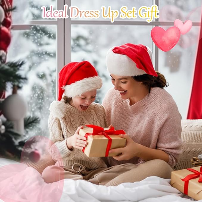 Princess Dress Up for Girls - 11 Pieces Princess Cape Set - Dress Up Clothes for Girls 3-8 - Ideal Dress Up Set Gift