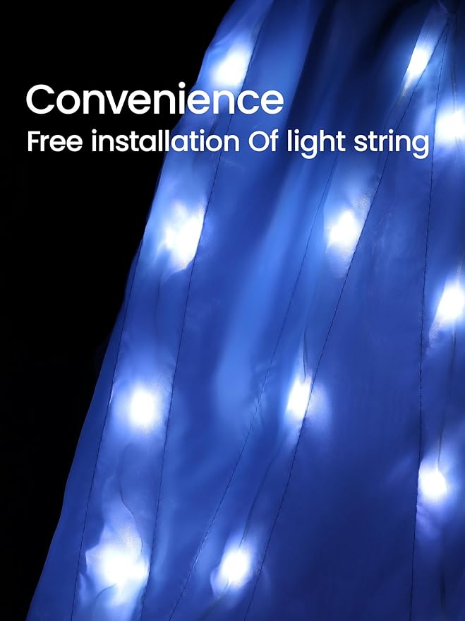 Princess Dresses for Girls Toddler Princess Costume Dress Up Clothes for Girls Halloween Costume with Cape for Christmas, Birthday, Party, LED Light No Assembly Needed, 130