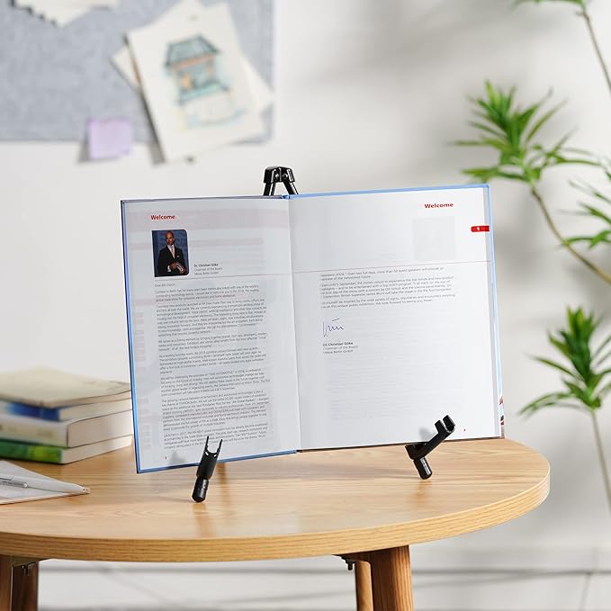 ARTIFY 14'' Tabletop Instant Display Easel, Black Steel Table Top Easels for Display, Tripod for Canvas, Paintings, Signs, Posters